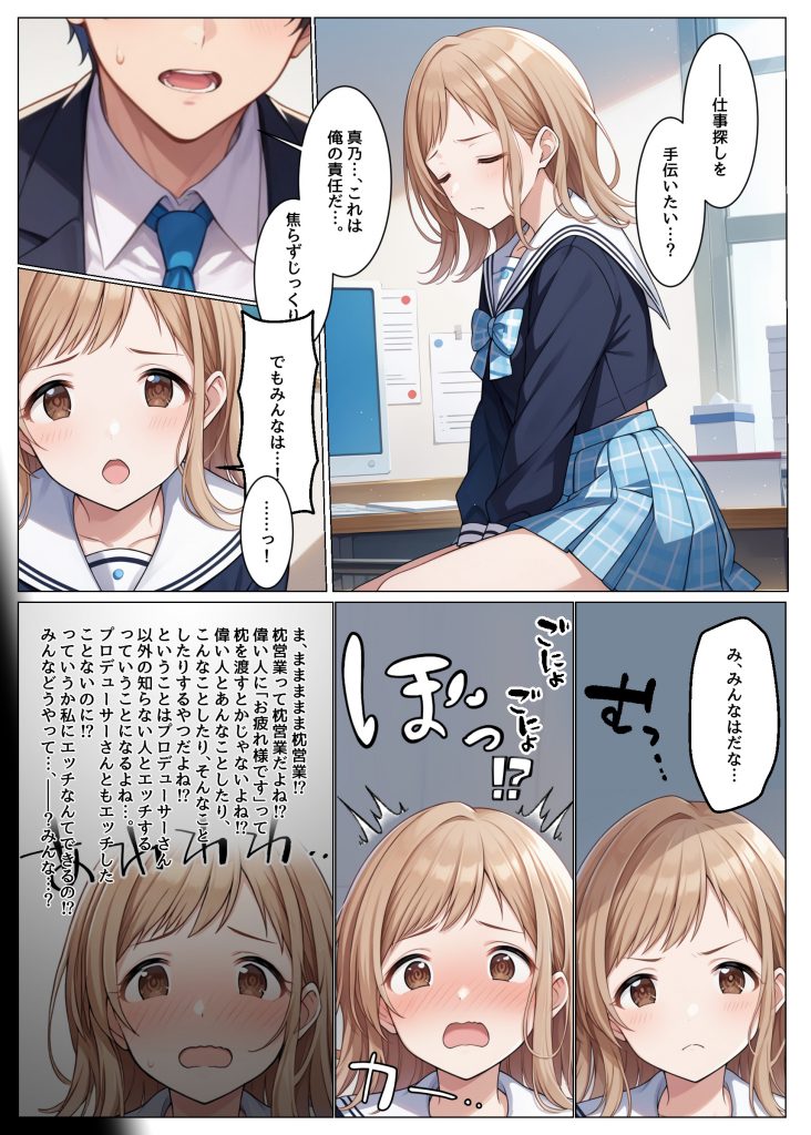 アイドルがプロデューサーと性接待の練習する話28