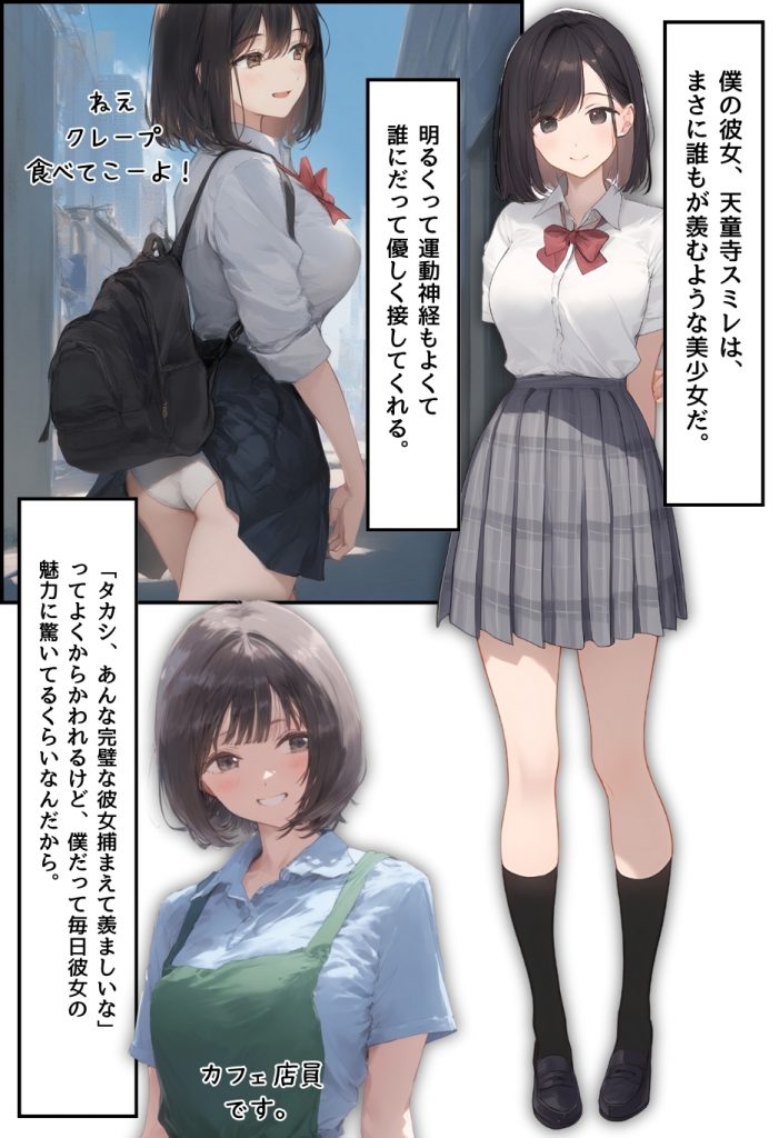 僕の彼女が種付けおじさんにNTRされてしまった件3巻34