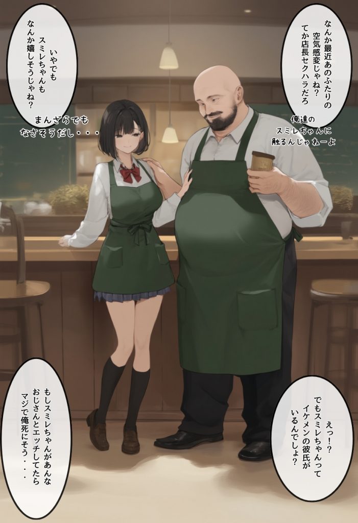 僕の彼女が種付けおじさんにNTRされてしまった件3巻45