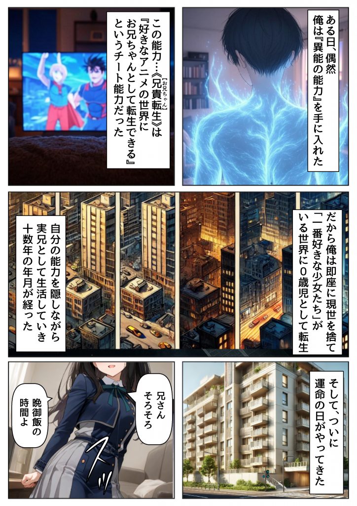 俺は大好きなリコリ●たきな のお兄ちゃんになる《セリフ有りCG版》〜《お兄ちゃんに転生》〜
010