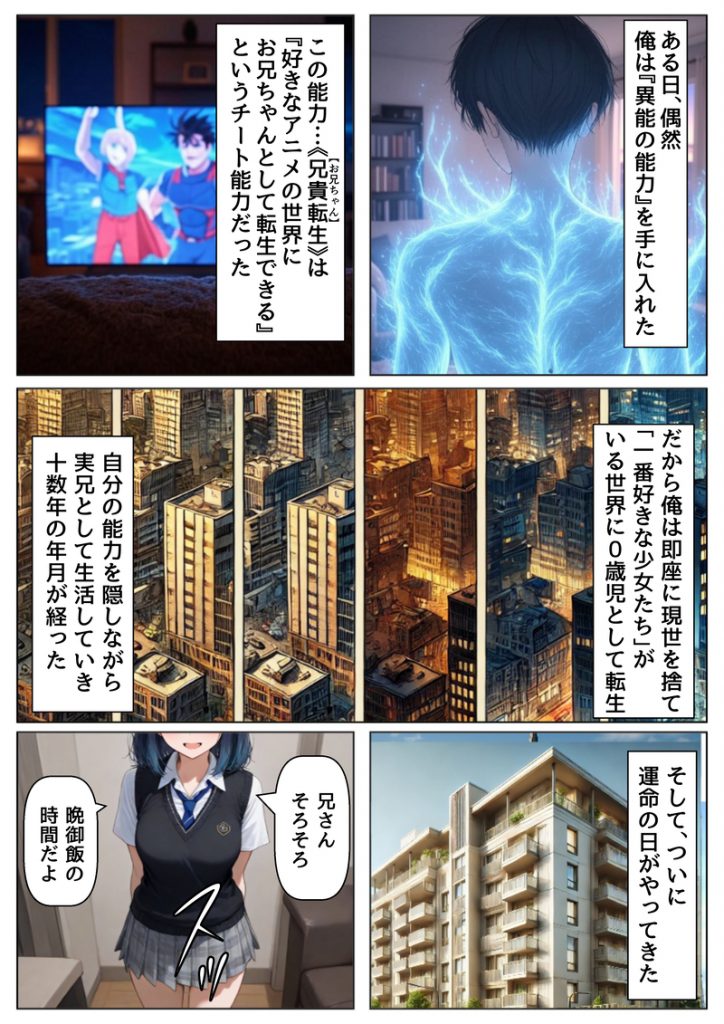 俺は大好きな黒●あかねのお兄ちゃんになる《セリフ有りCG版》〜《お兄ちゃんに転生》〜010