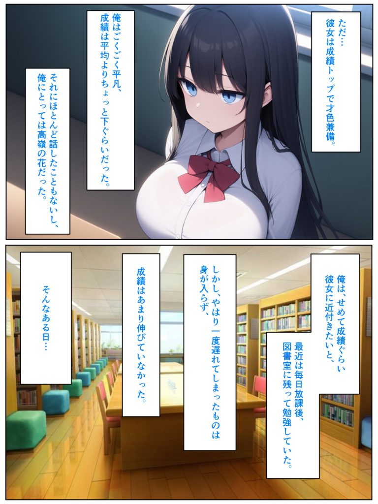優等生の金髪ツインテの巨乳ギャルさんとラブラブエッチする話011