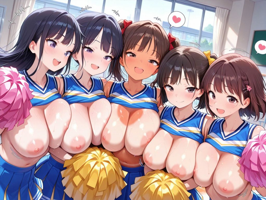 真巨乳ハーレム学園応援部のチア女子日常シーン特別編05