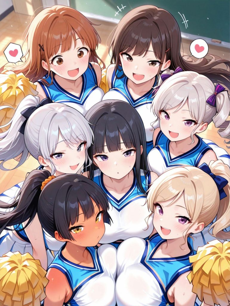 真巨乳ハーレム学園応援部のチア女子日常シーン特別編08