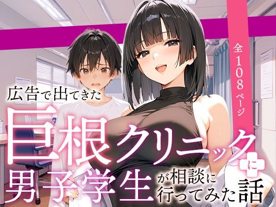 広告で出てきた巨根クリニックに男子学生が相談に行ってみた話01