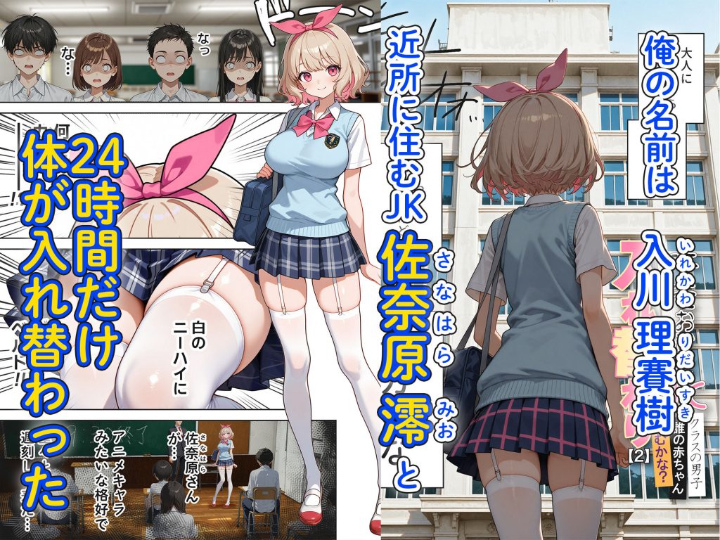 キモおじ⇔JK入れ替わり【2】クラスの男子誰の赤ちゃん孕むかな？2
