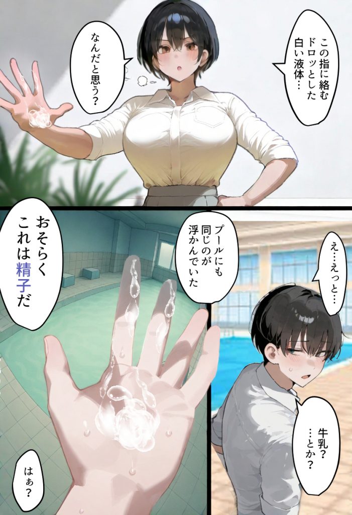 俺の爆乳競泳カノは大会裏で童貞坊主に筆下ろし強要され乳首イキから孕ませSEX漬けにされてた話 【寝取られ精液プール2】20
