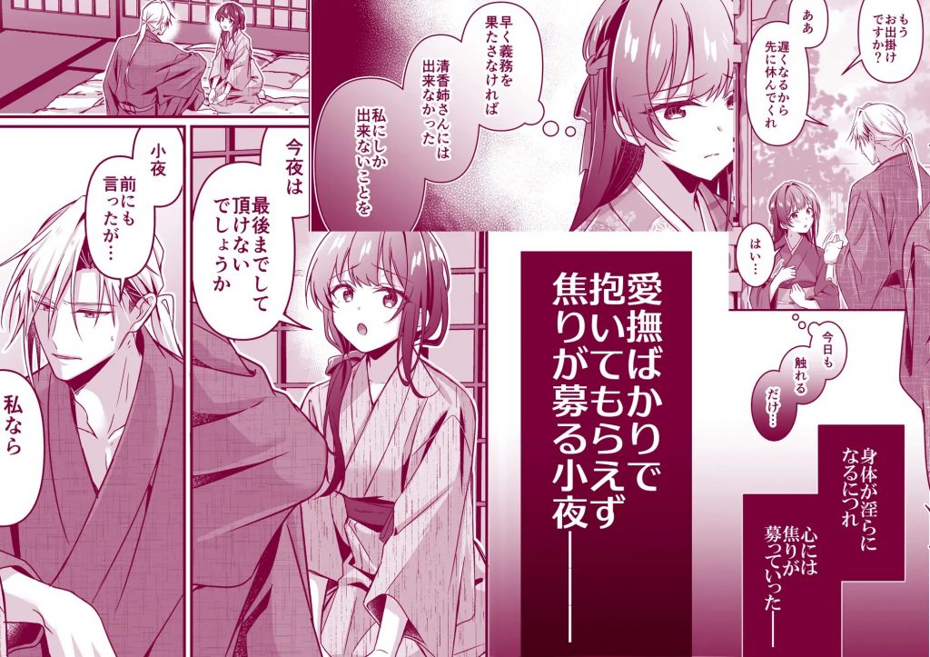 姉の代わりに嫁いだ私を孕ませて下さい-本編サンプル8