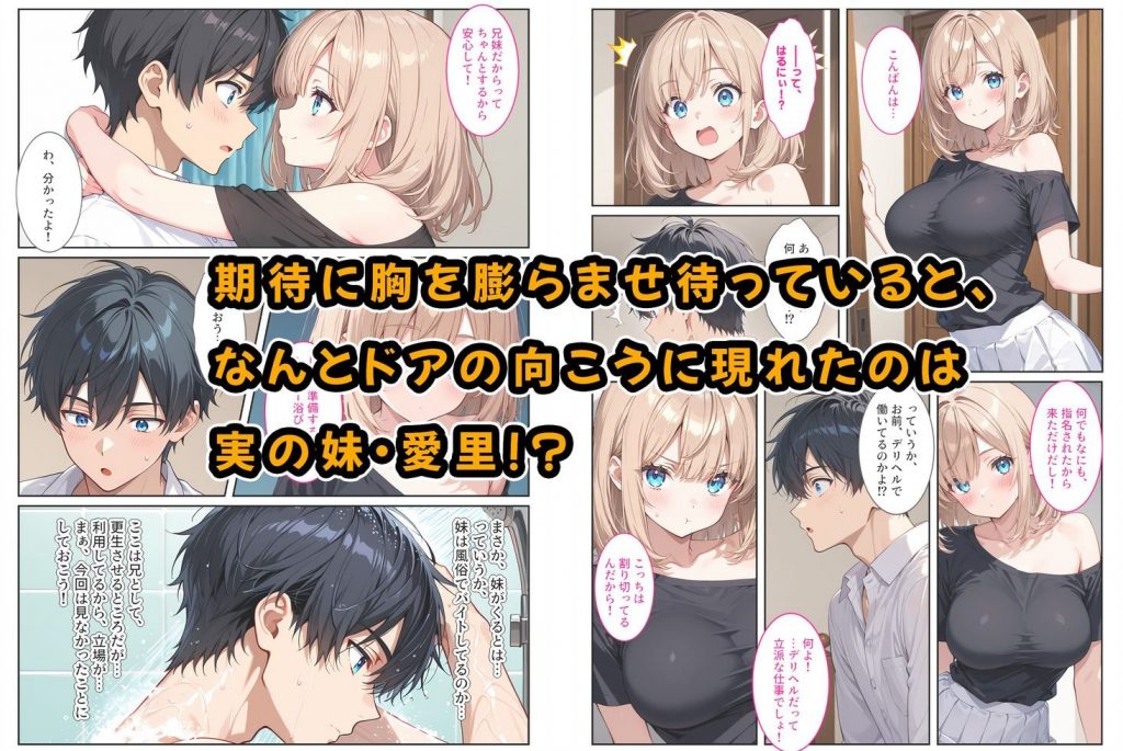 デリヘル呼んだら妹が！背徳セックスで爆乳の妹がセフレになりました！3