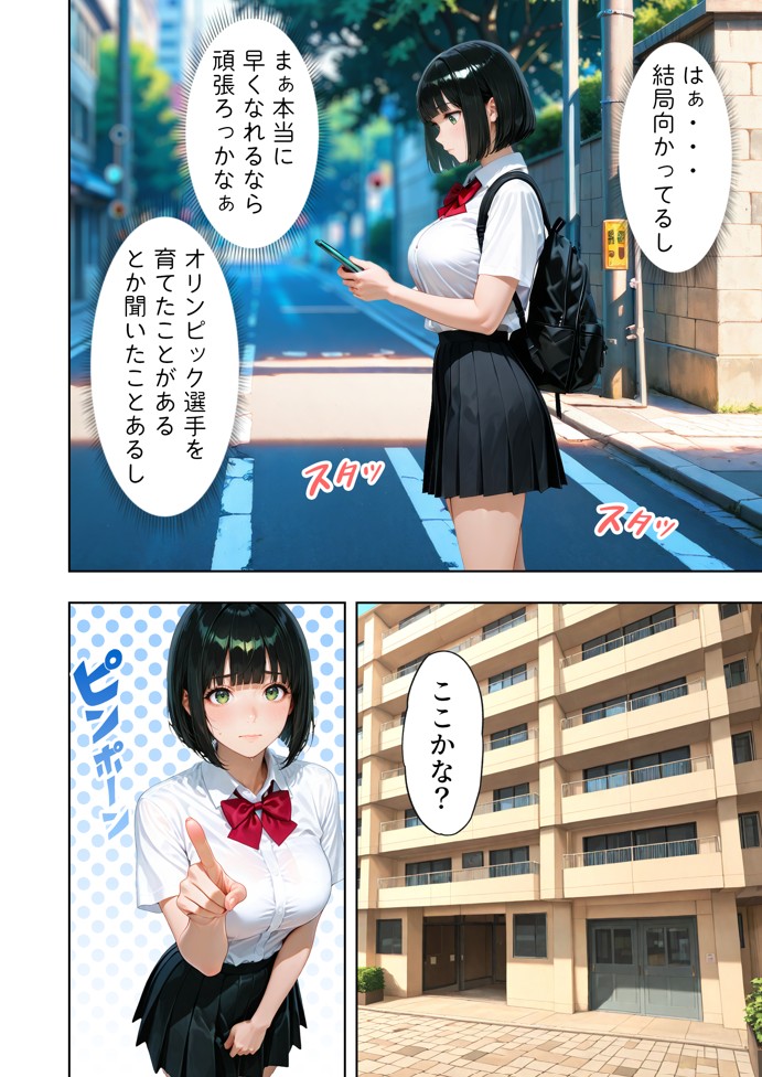 巨乳が暴れて走れませんッ！ 補欠落ちした陸上部元エースがコーチに秘密の特訓を指導してもらう話30