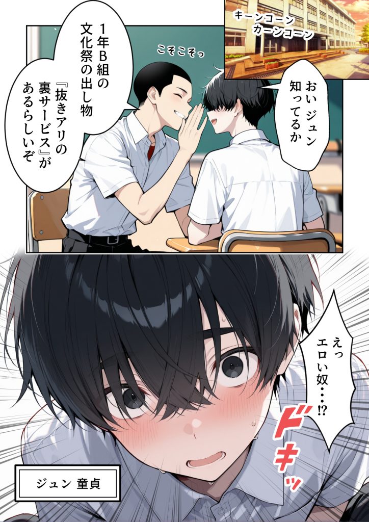 文化祭えっち JKの個室マッサージ喫茶で裏オプ甘々SEX(はーと)12