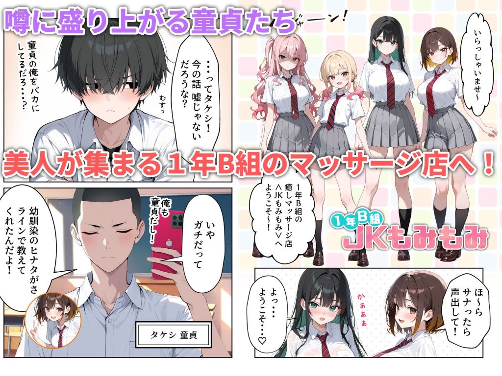 文化祭えっち JKの個室マッサージ喫茶で裏オプ甘々SEX(はーと)3