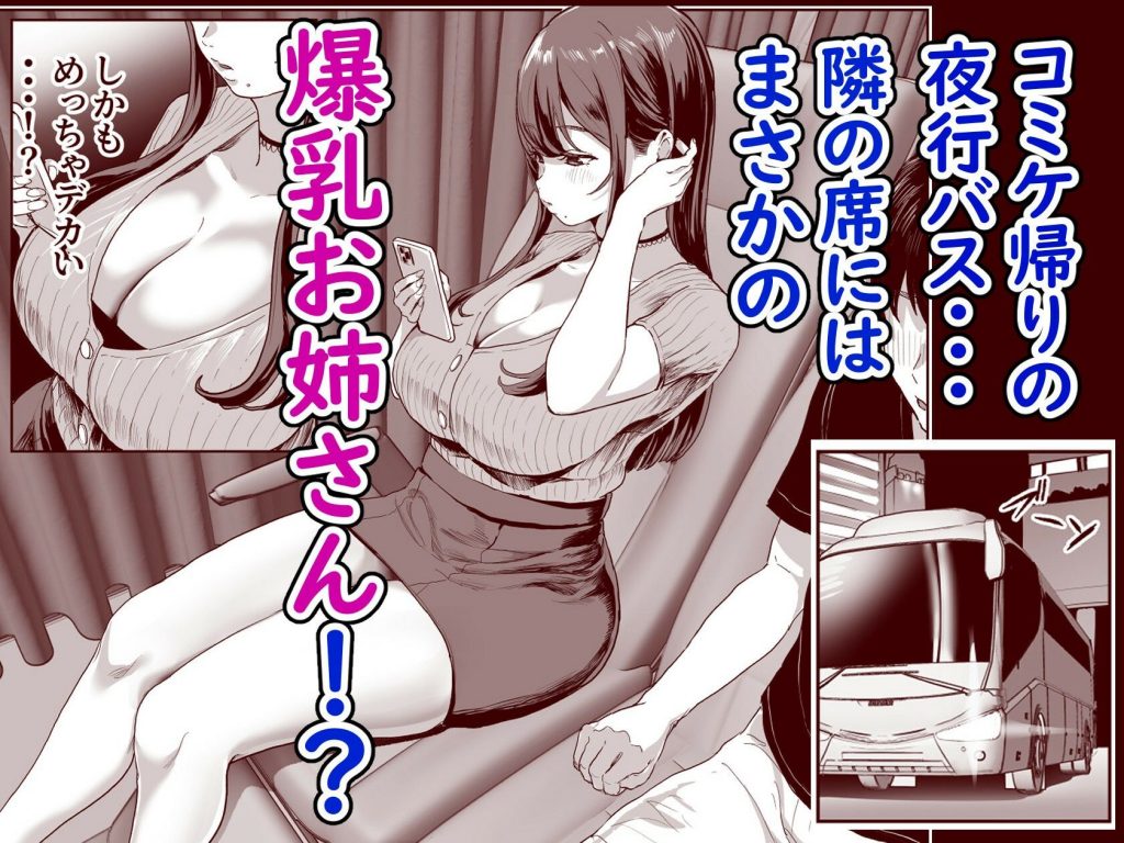 夜行バスで隣のお姉さんとひと晩中・・・2