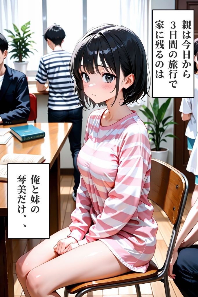 親が旅行中に、妹に我慢できず生でヤリまくった話。2