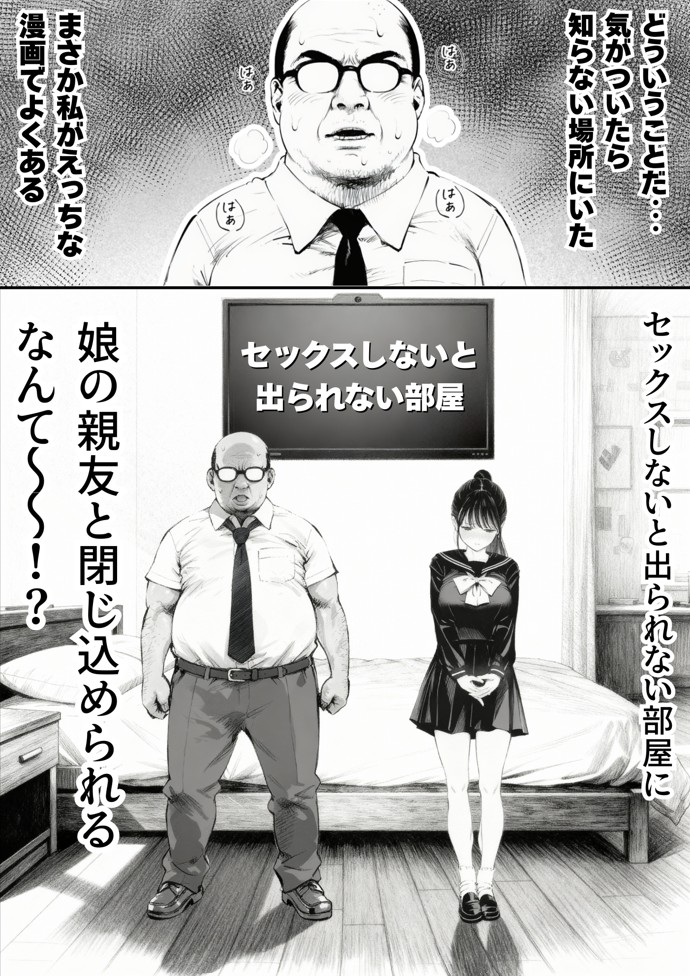 セックスしないと出られない部屋に娘の親友と閉じ込められたんだが・・・13