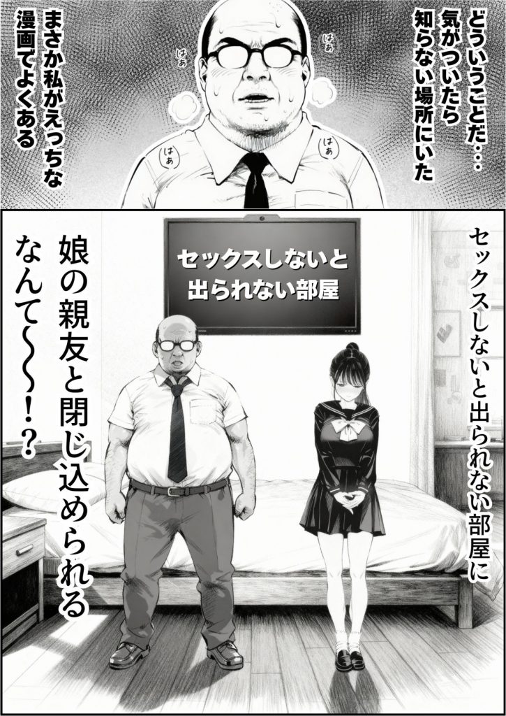 セックスしないと出られない部屋に娘の親友と閉じ込められたんだが・・・2