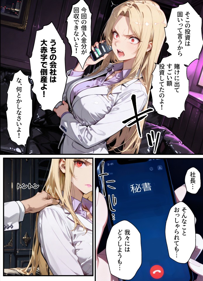 ホス狂い女社長、おち〇ぽ100本抜かないと出られない部屋、全員抜くまで帰れません！20
