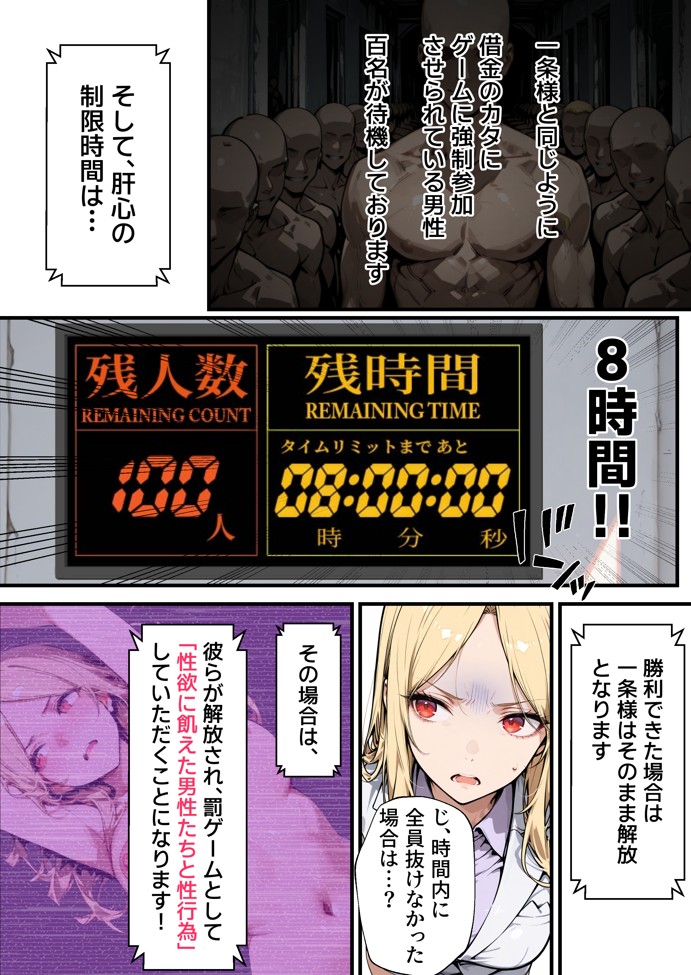 ホス狂い女社長、おち〇ぽ100本抜かないと出られない部屋、全員抜くまで帰れません！31