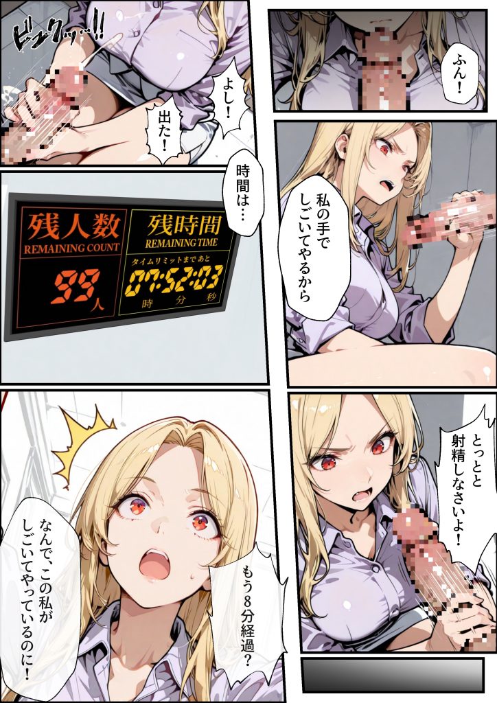 ホス狂い女社長、おち〇ぽ100本抜かないと出られない部屋、全員抜くまで帰れません！35