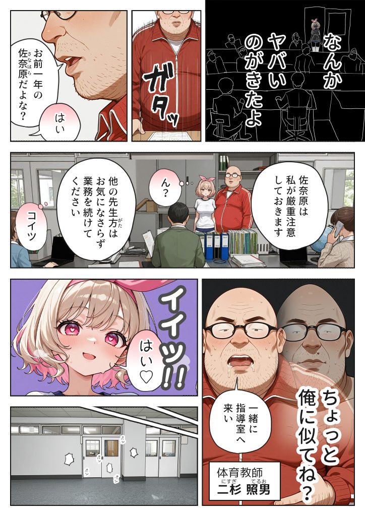 キモおじ⇔JK入れ替わり【3】変態体育教師のわからせ個別指導18