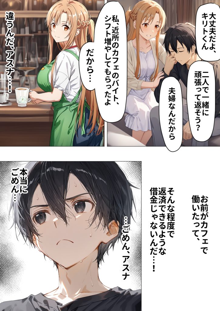 【総集編】SAOアスナ 寝取られ堕ちるヒロイン【1〜5巻】＋新規115