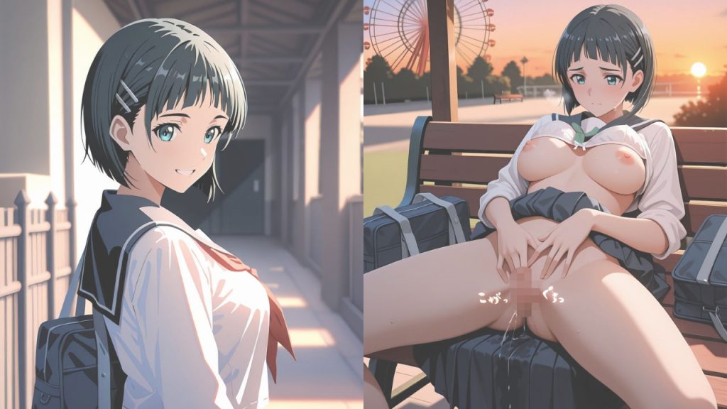 【ミダレ。Ep16】抗えない快楽に沈めたい 遊園密恋:桐ケ谷〇葉編 快楽堕ち序章437枚CG集2