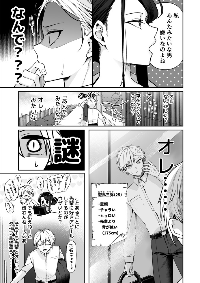 デカ女上司と元チャラ男の後輩くん#16