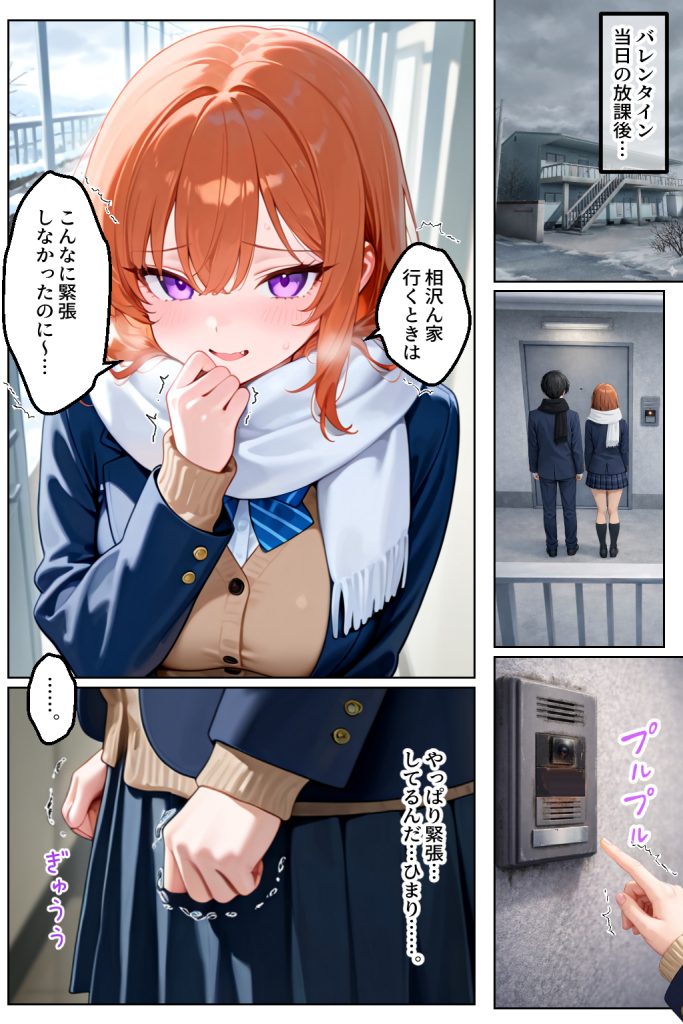家出してきたクラスの人気ギャルが彼女になったらバレンタインに何度も中出しHさせてくれた話36