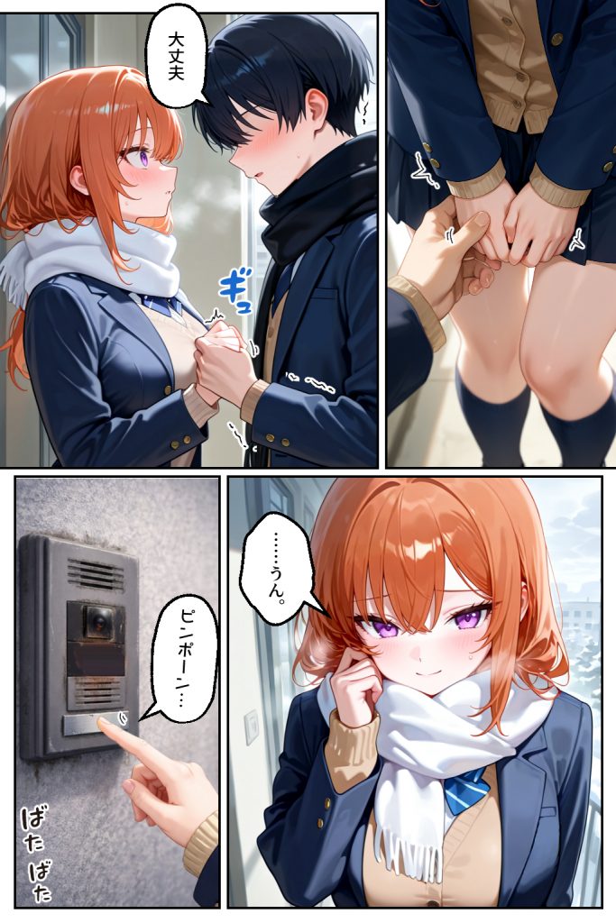 家出してきたクラスの人気ギャルが彼女になったらバレンタインに何度も中出しHさせてくれた話37