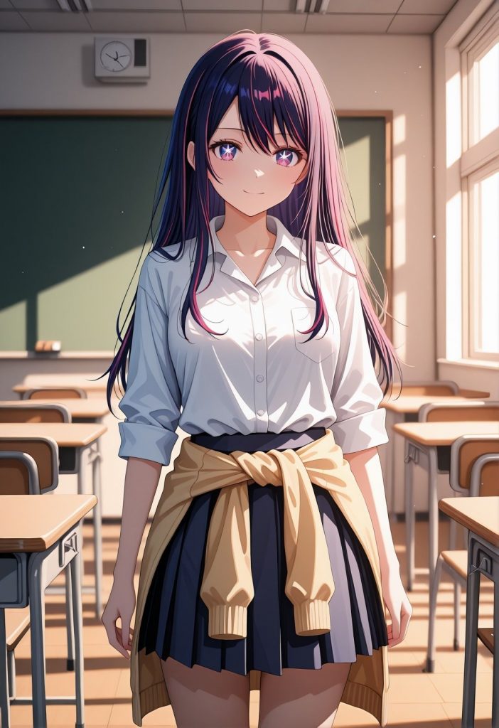 推しの〇 星野〇イが学園で犯●れる 制服競泳水着凌●中出し堕ちCG集2