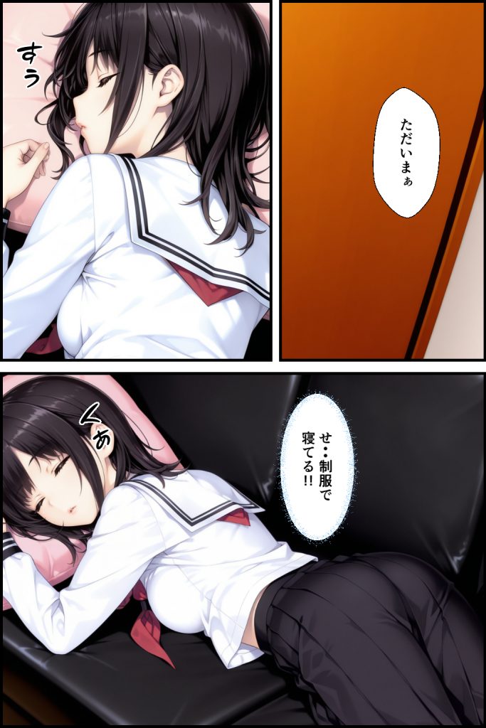 清楚系妹のおっぱいが凄すぎて我慢できず中出しした話14