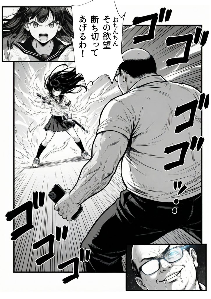 操作系チート能力に覚醒したメタボおじさんが最強スマホで美少女種付け性活54