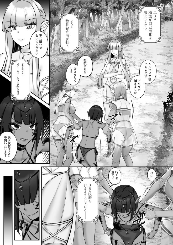 エルフ陥落 ～エルフにえっちな淫紋を付けてレズ堕ちさせる～11