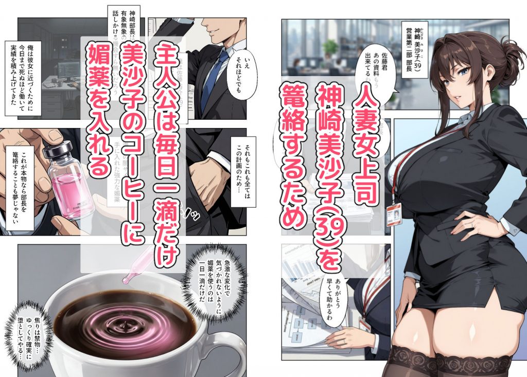 人妻女上司（39）に毎日一滴だけ媚薬を盛ってみた2