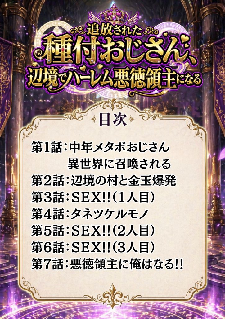 【異世界召喚】追放された種付けおじさん、辺境でハーレム悪徳領主になる13