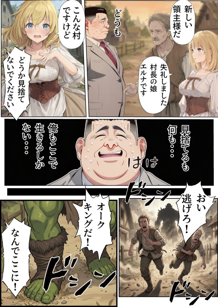 【異世界召喚】追放された種付けおじさん、辺境でハーレム悪徳領主になる39