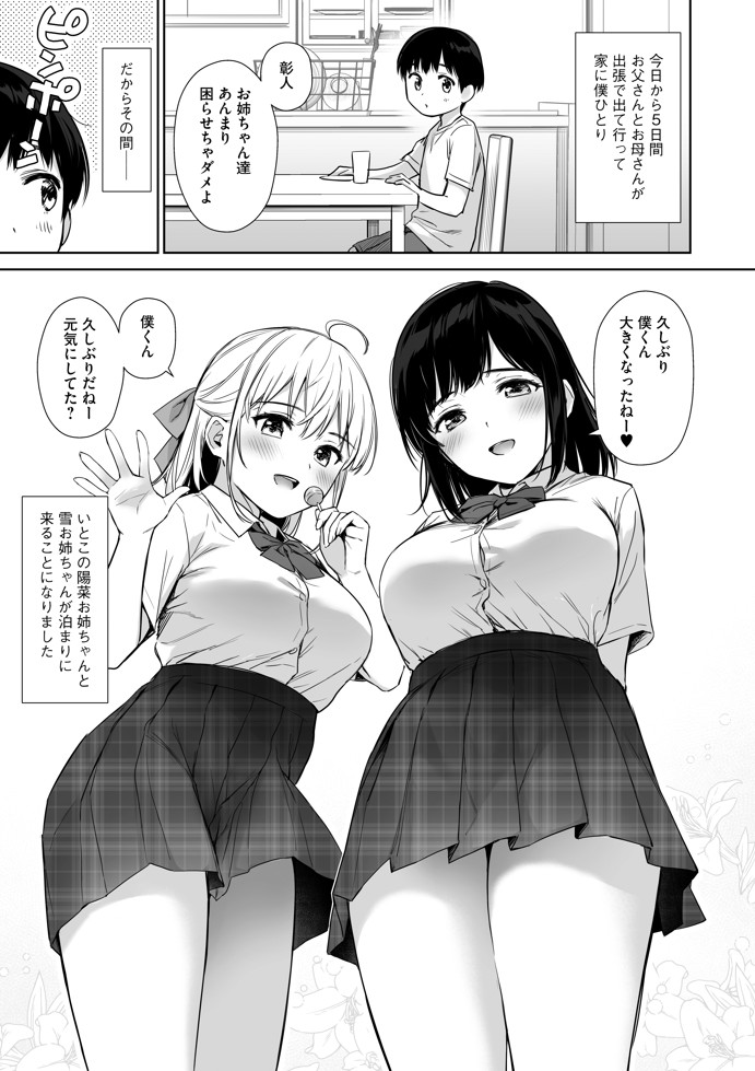 ないしょのはじめて ～数年ぶりに逢った親戚の美人JK姉妹にエッチの手解きされちゃいます～8
