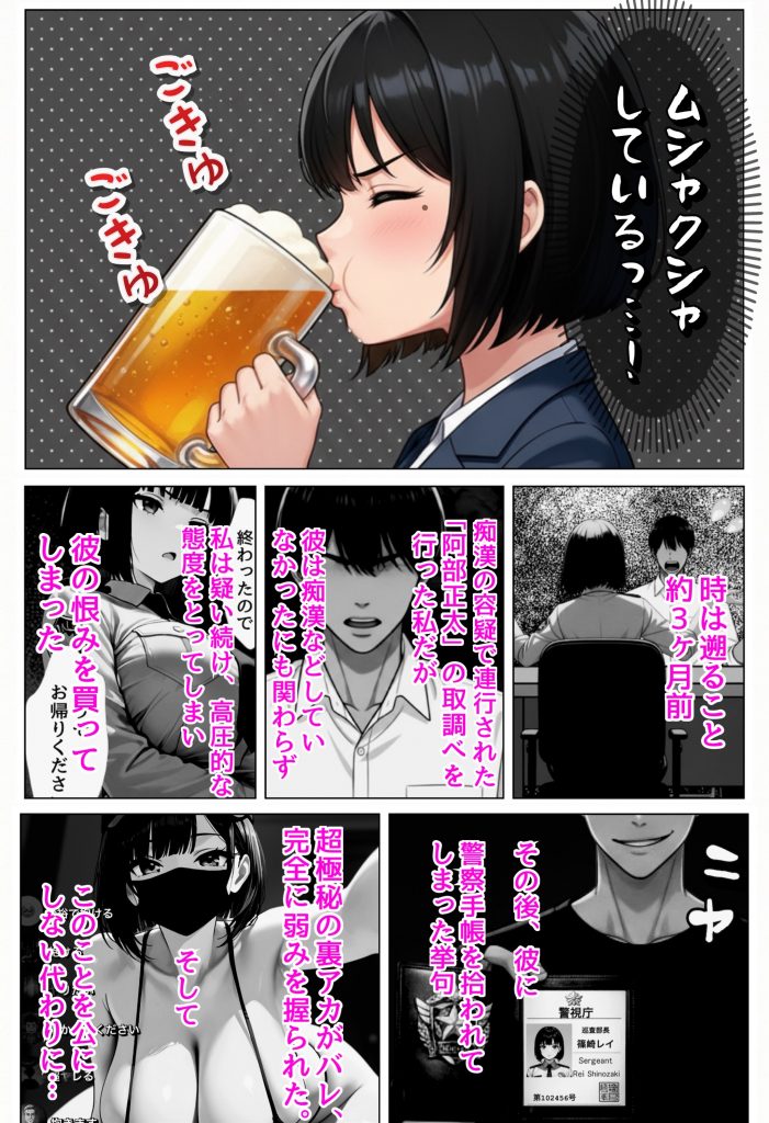 強気な裏アカ警察官を潮だくセックスでわからせたので再教育して完堕ちさせる話14