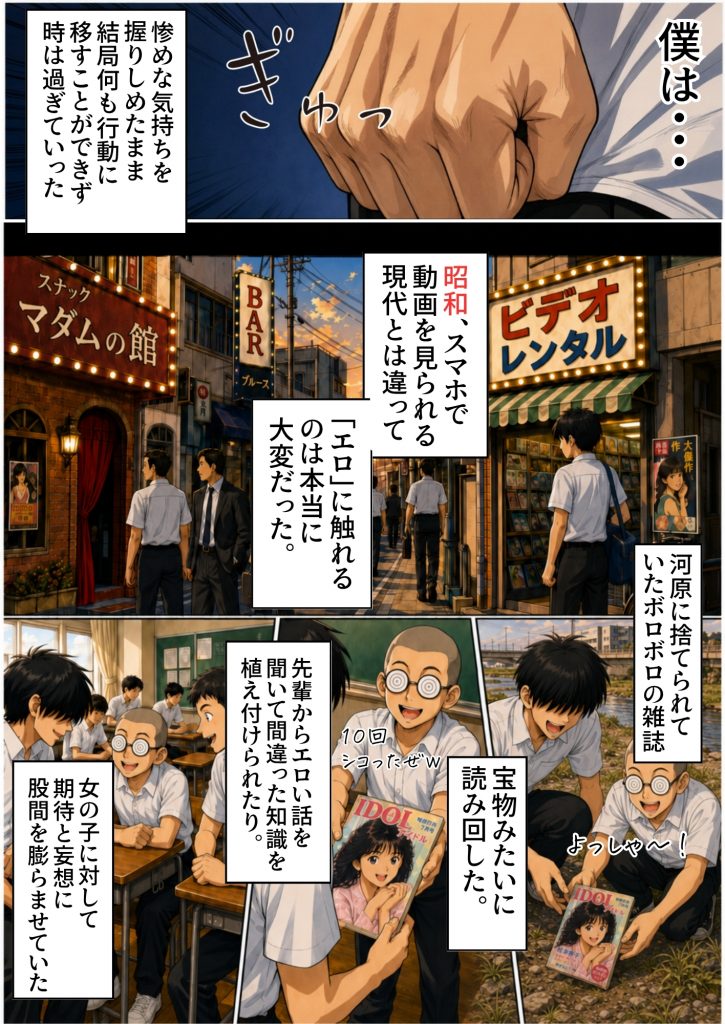 【昭和編】想いを寄せていたクラスメイトが中年メタボ教師（BMI40）と肉体関係だった件32