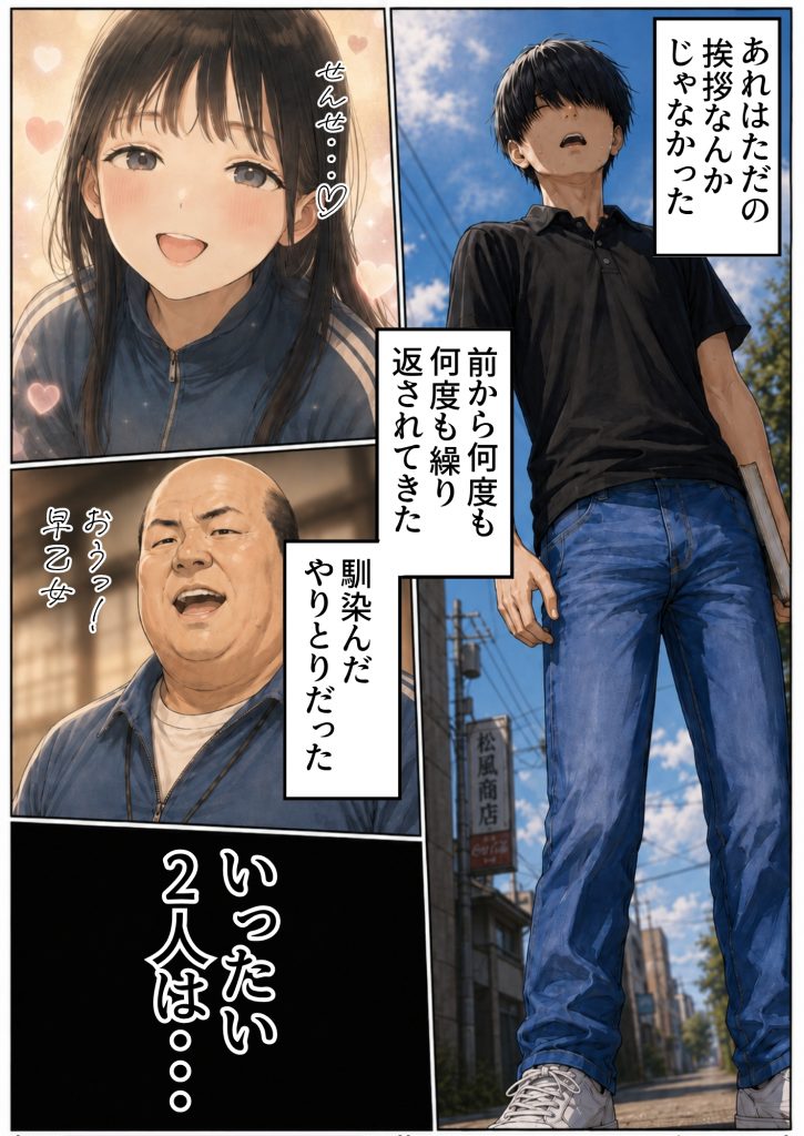 【昭和編】想いを寄せていたクラスメイトが中年メタボ教師（BMI40）と肉体関係だった件44
