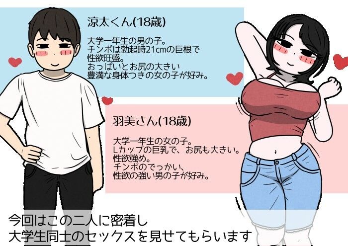 学生カップルのセックスと妊娠 - 気持ちよすぎて赤ちゃんができちゃった涼太くん(18歳)と羽美さん(18歳)2