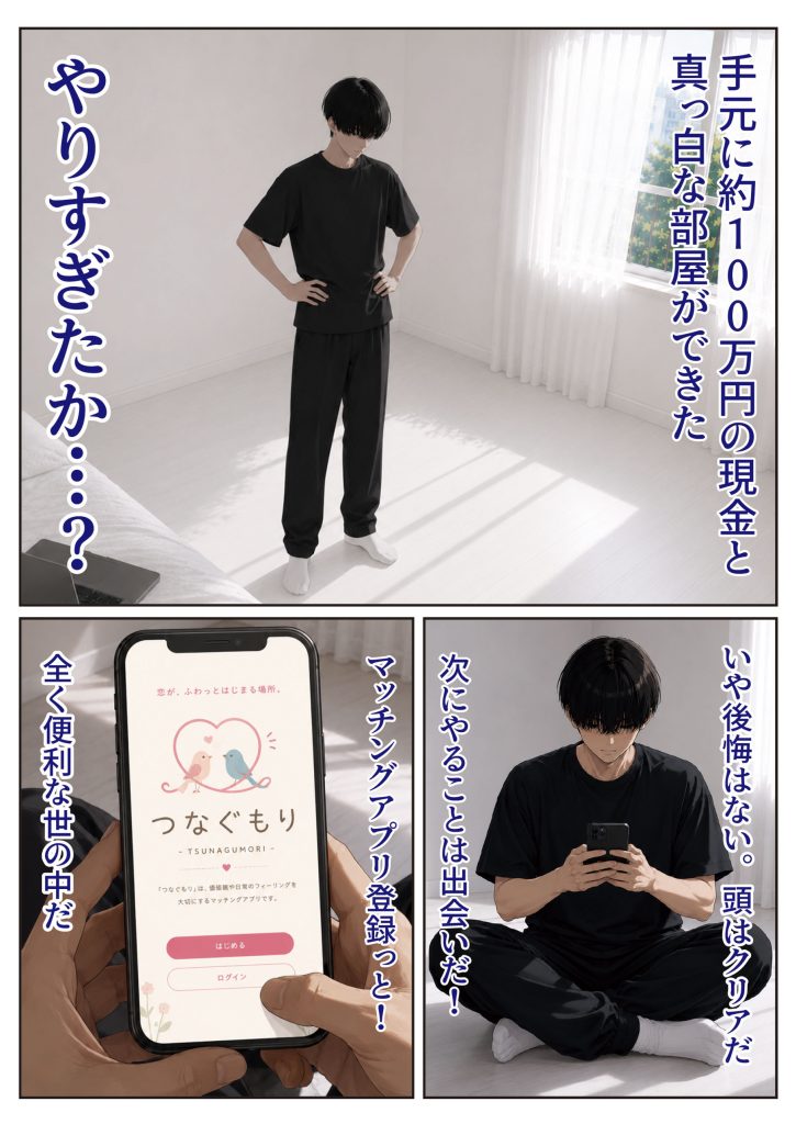 物を捨てたらマチアプ無双した件vol.1 〜ミニマリストの部屋には何もない。女の子と二人きりになったら、もうやることはひとつだよね？〜21