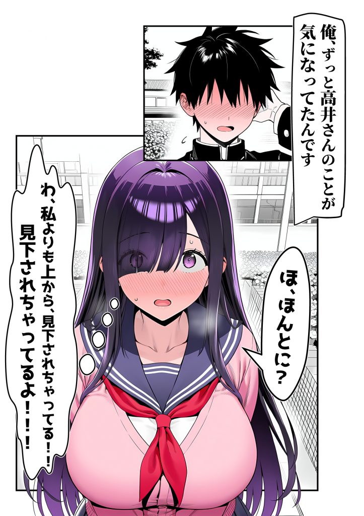 全てがデカすぎてコンプレックスを拗らせた高井さん19
