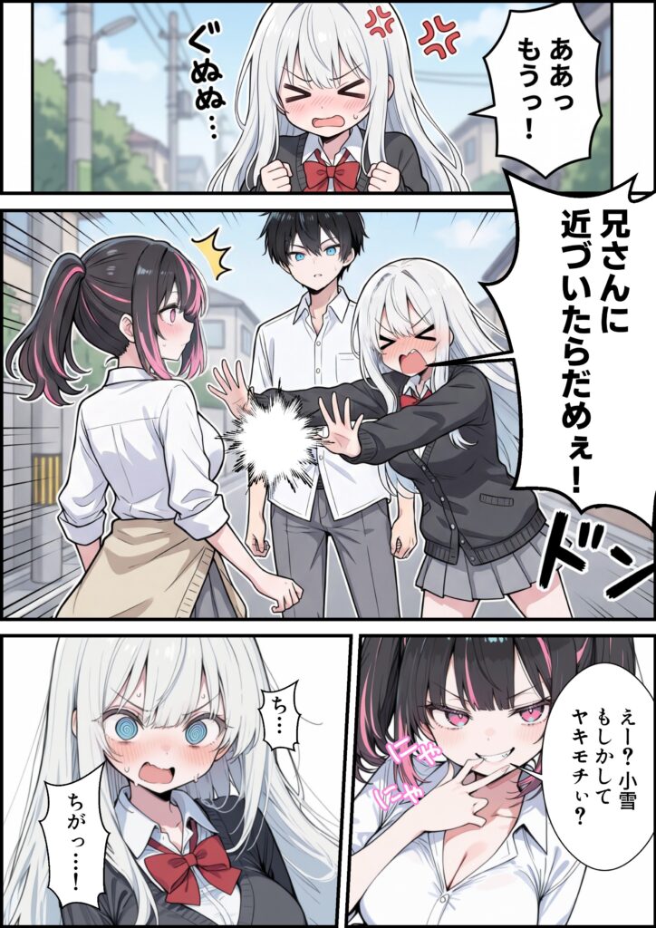 ブラコン義妹と義妹のギャル友達に搾られいちゃラブSEXする話17