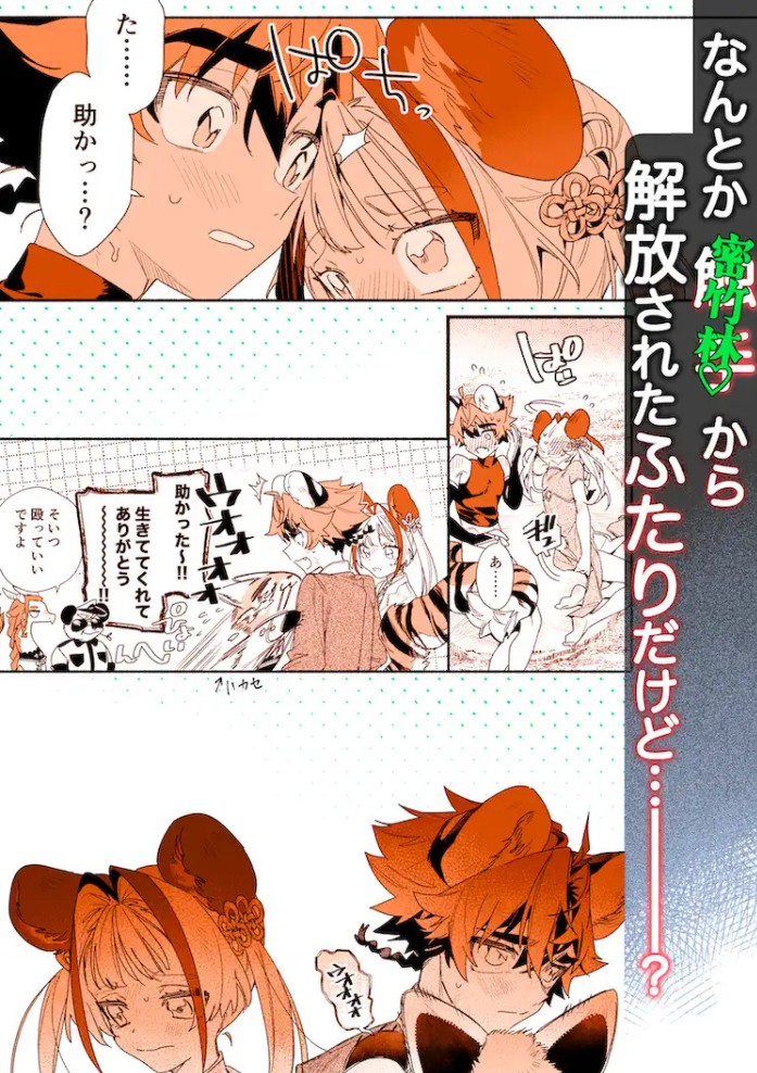 ♂が受け。パンダちゃん×虎くん9
