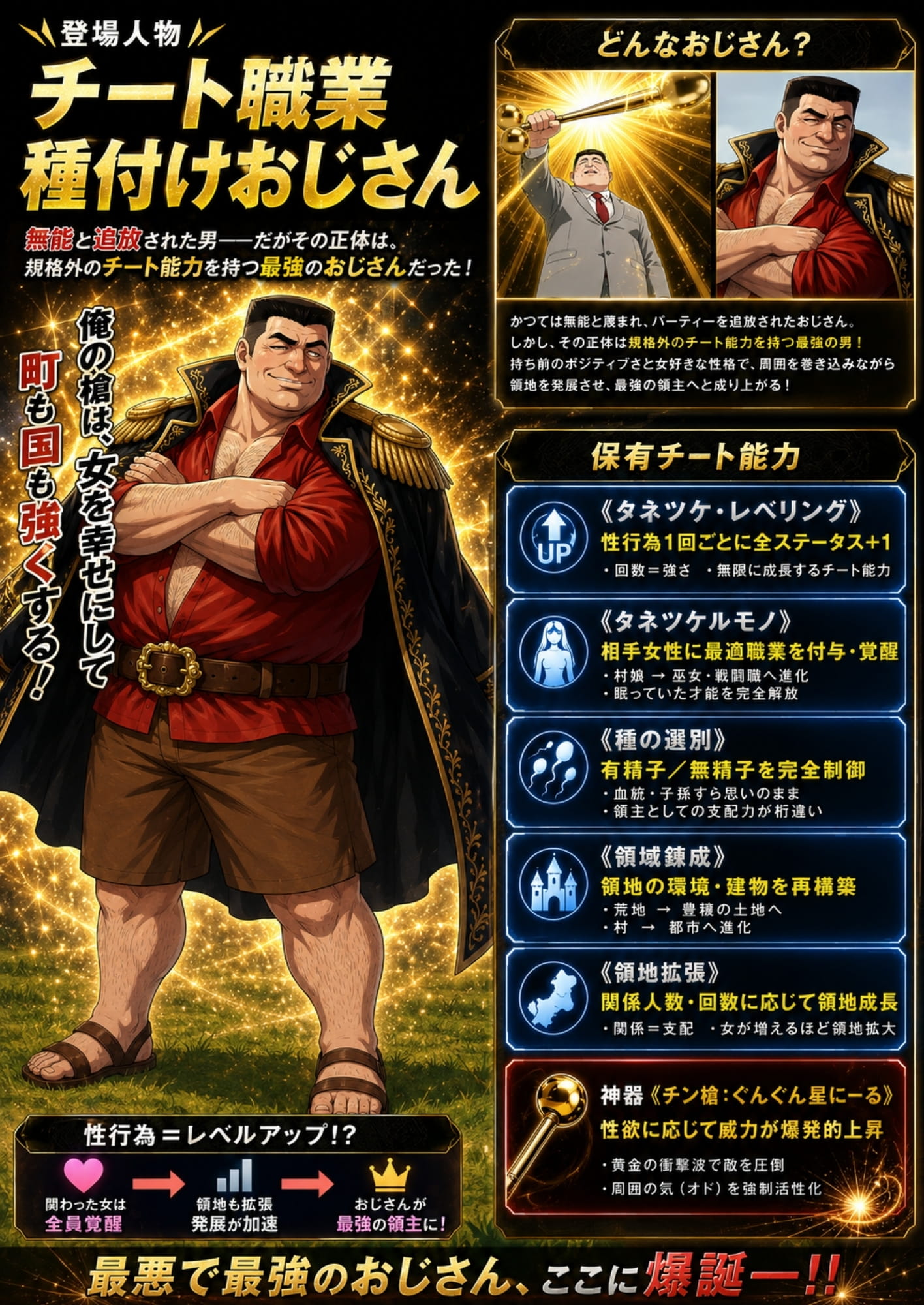 【銀髪の賞金稼ぎ編】追放された種付けおじさん、辺境でハーレム悪徳領主になる第2巻14