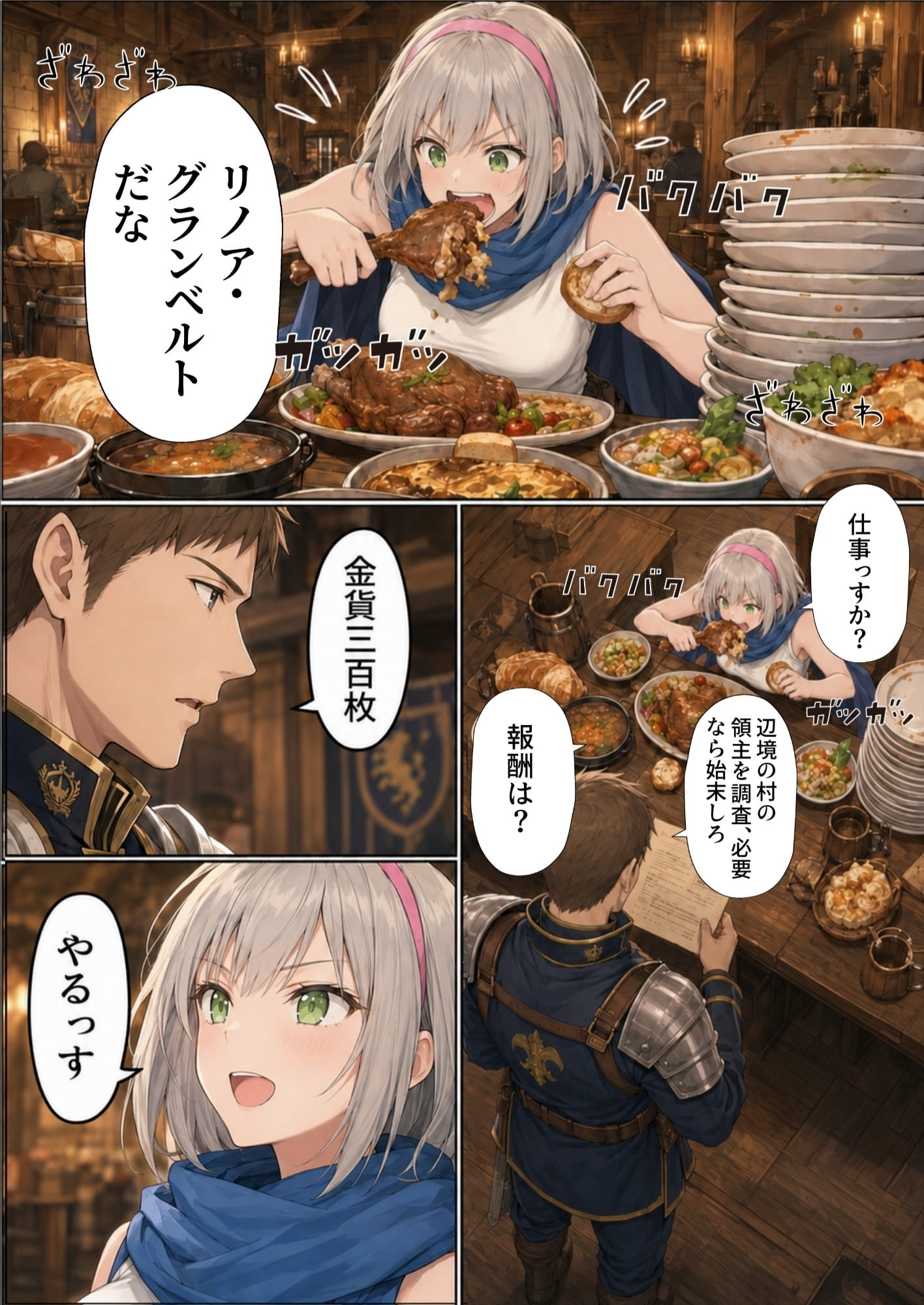 【銀髪の賞金稼ぎ編】追放された種付けおじさん、辺境でハーレム悪徳領主になる第2巻28