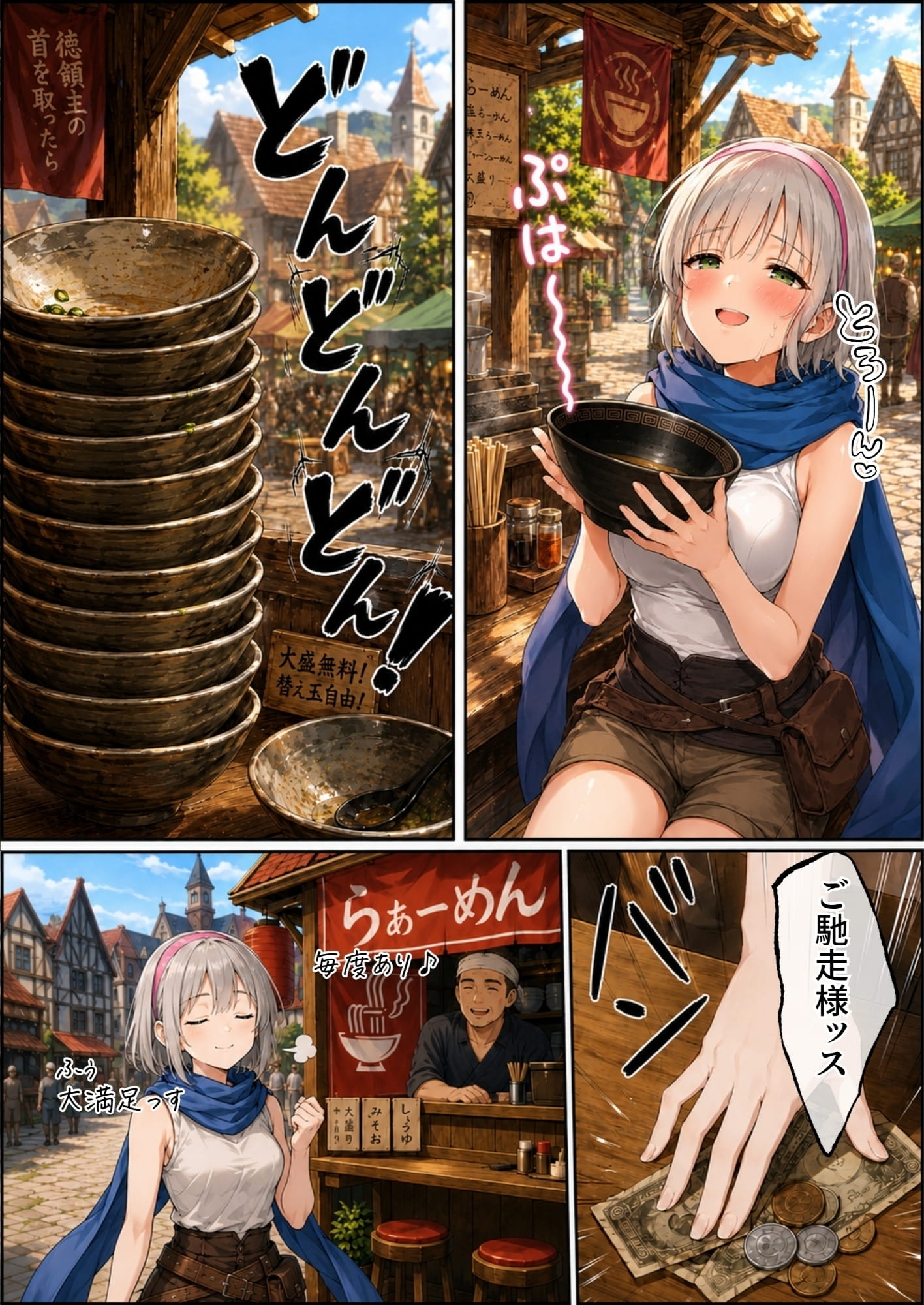 【銀髪の賞金稼ぎ編】追放された種付けおじさん、辺境でハーレム悪徳領主になる第2巻37