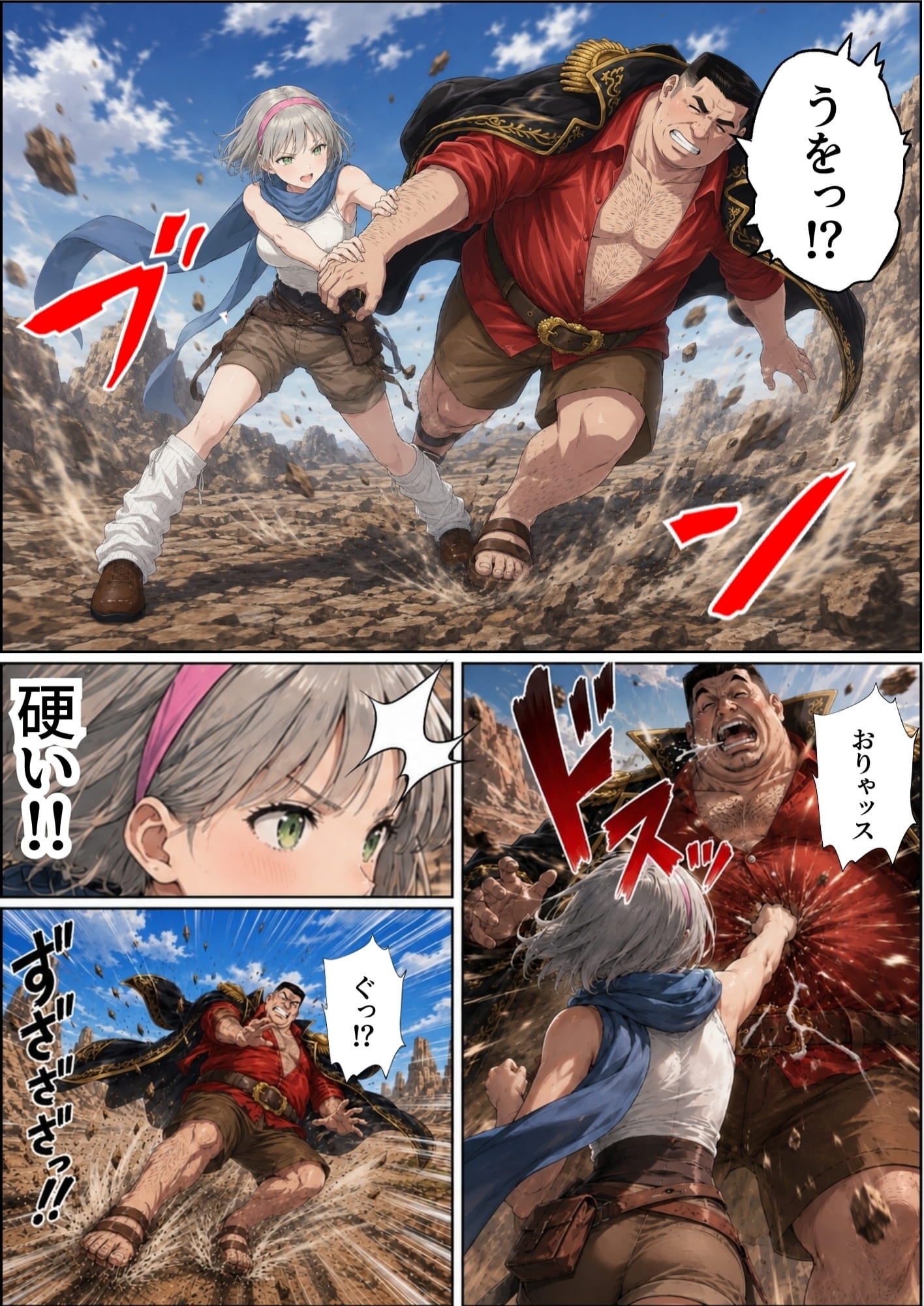 【銀髪の賞金稼ぎ編】追放された種付けおじさん、辺境でハーレム悪徳領主になる第2巻52
