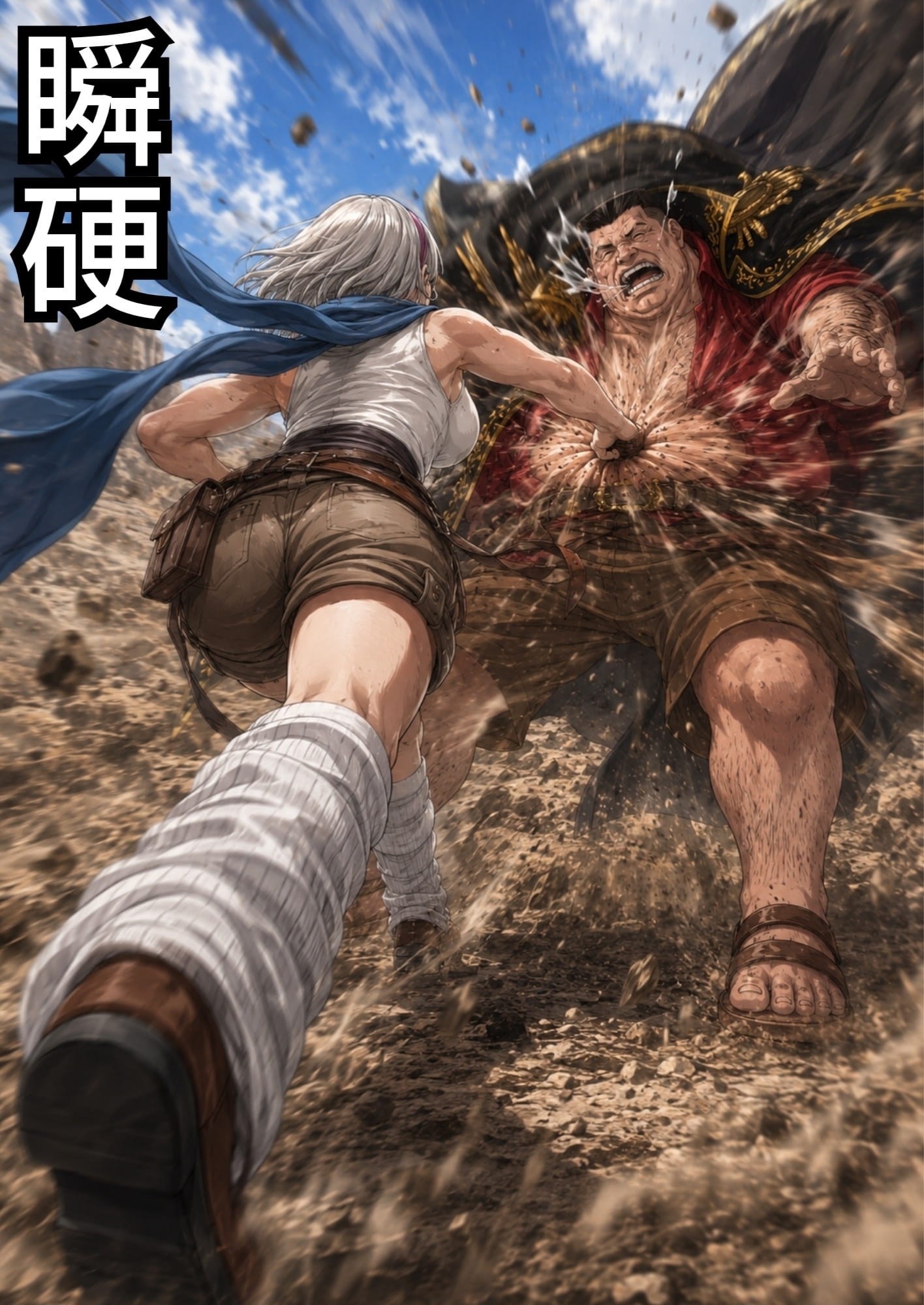 【銀髪の賞金稼ぎ編】追放された種付けおじさん、辺境でハーレム悪徳領主になる第2巻64
